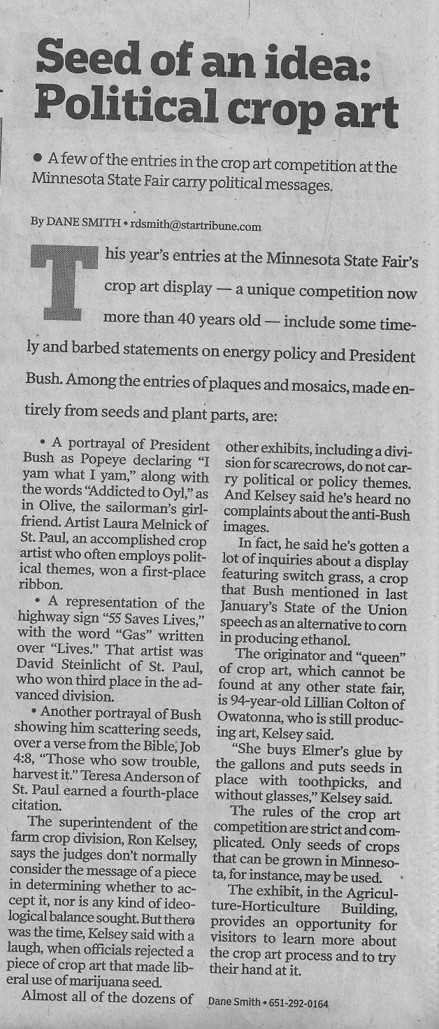 scanned Star Tribune Article