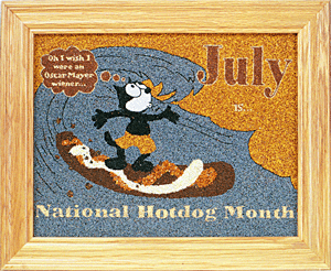 [Mark D. Felix and Hotdog image]