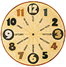[David Steinlicht Crop Art Legend Clock image]