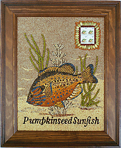 [Delores D. Pumpkinseed Sunfish Stamp image]