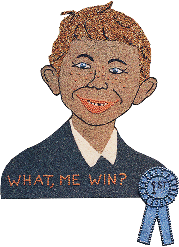 [Kim Cope What Me Win? Alfred E. Neuman image]