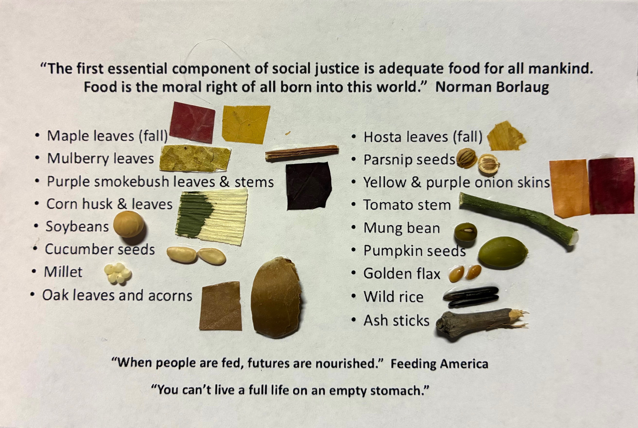 [Teresa Anderson Food as Moral Right Index Card image]